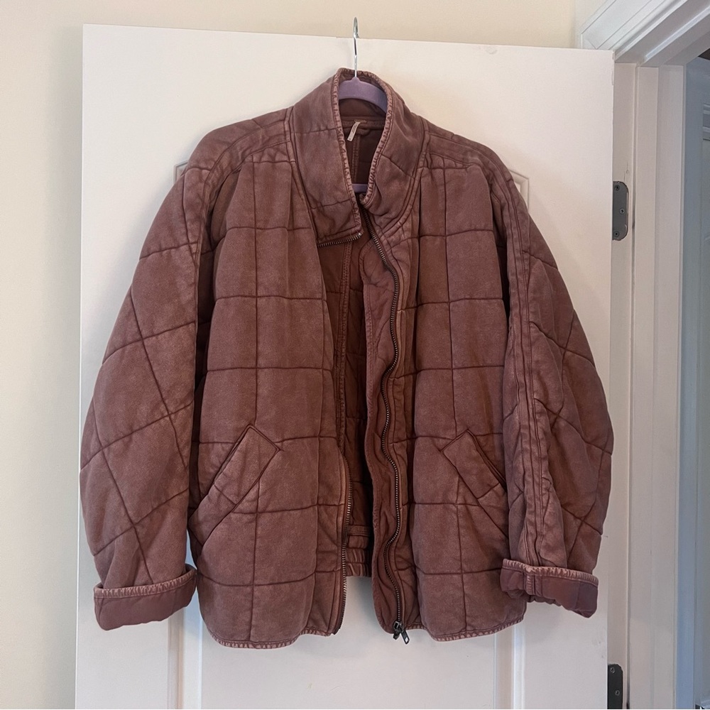 Free People Dolman Quilted Knit Jacket